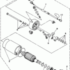TIMBERWOLF 4WD  - YFB250FWK Стартер электрический