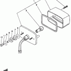 KODIAK 4WD-YFM400FWK Фонарь задний