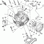 TIMBERWOLF 4WD  - YFB250FWK Головка цилиндра