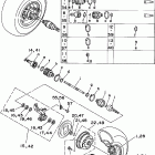 TIMBERWOLF 4WD  - YFB250FWK Переднее колесо