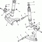TIMBERWOLF - YFB250UK Передняя подвеска колес