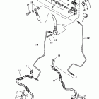 YFZ 350 Главный тормозной цилиндр,передний