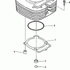 YFM350FWBJ Цилиндр