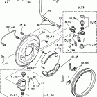 YFM350FWBJ Передний тормоз