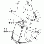 YFZ 350 Радиатор и Патрубки