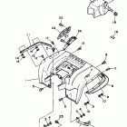 YFM 350FWS Заднее крыло