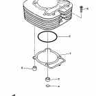 YFM 350FWS Цилиндр
