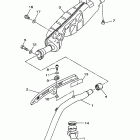 YFM350FWBJ Выхлопная система