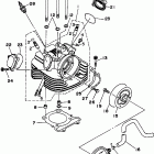 YFM350FWBJ Головка цилиндра