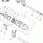 YFZ350J_MN/YFZ350J Вилки переключения