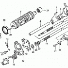TRX450FE Вилка переключения передач
