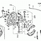 TRX450FE Передний тормоз