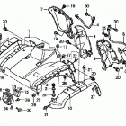 TRX450FM Front fender (trx450fm)