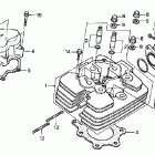 TRX450FE Головка цилиндра