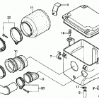 TRX450FE Воздухозаборник