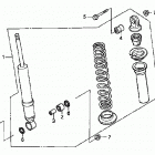 TRX450FE Передние аммортизаторы