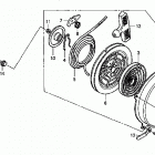 TRX500FA Recoil starter (trx500fa'01-'04 / fga'04)
