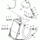 YFZ 350 Радиатор и Патрубки