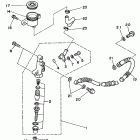 YFZ 350 Задний торм цилиндр