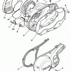YFZ 350 Крышка картера двигателя