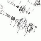 YFM400FWG Муфта стартера