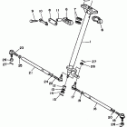 Big Bear-YFM 350FWG Рулевое управление