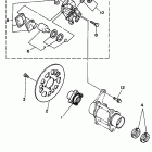 YFZ 350 Задний суппорт тормозной