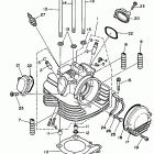 Big Bear-YFM 350FWG Головка цилиндра