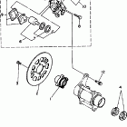 YFZ350G_MN Задний суппорт тормозной