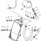 YFZ 350 Радиатор и Патрубки