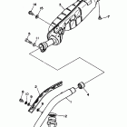Big Bear-YFM 350FWG Выхлопная система