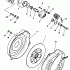 Big Bear-YFM 350FWG Задний суппорт тормозной
