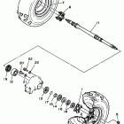 Big Bear-YFM 350FWG Заднее колесо