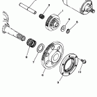 Big Bear-YFM 350FWG Муфта стартера