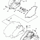 YFM35FXG Крышка картера двигателя