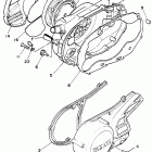 YFZ 350 Крышка картера двигателя