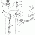 YFZ 350 Задний торм цилиндр