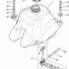 YFZ 350 Топливный бак