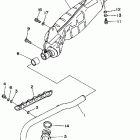 TIMBERWOLF 2WD YFB250D Выхлопная система