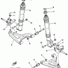 TIMBERWOLF 2WD YFB250D Front suspension-wheel