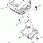 TIMBERWOLF 2WD YFB250D Цилиндр
