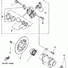 YFZ 350 Задний суппорт тормозной