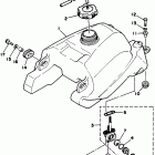 BIG BEAR 4WD YFM350FWD_ Топливный бак