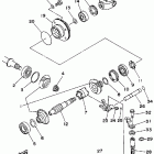 TIMBERWOLF 2WD YFB250D Промежуточный ведущий вал