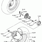 TIMBERWOLF 2WD YFB250D Переднее колесо