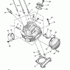 YFM 250 Головка цилиндра