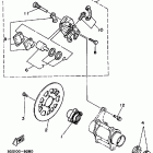 YFZ 350 Задний суппорт тормозной