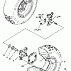 YFZ 350 Переднее колесо