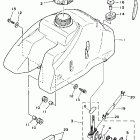 YFM 350ER Топливный бак