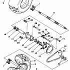 BLASTER YFS200A Заднее колесо